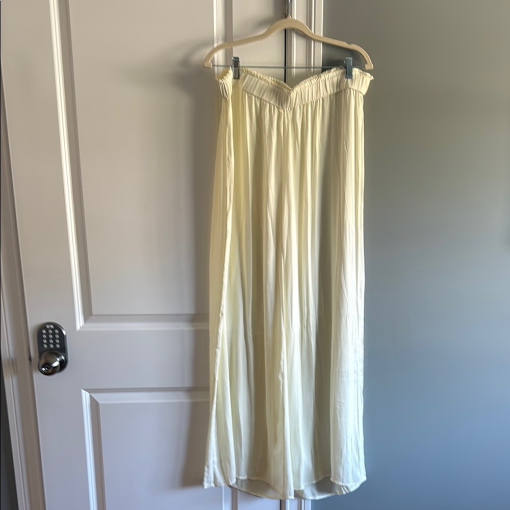 Summersalt ivory coverup pants